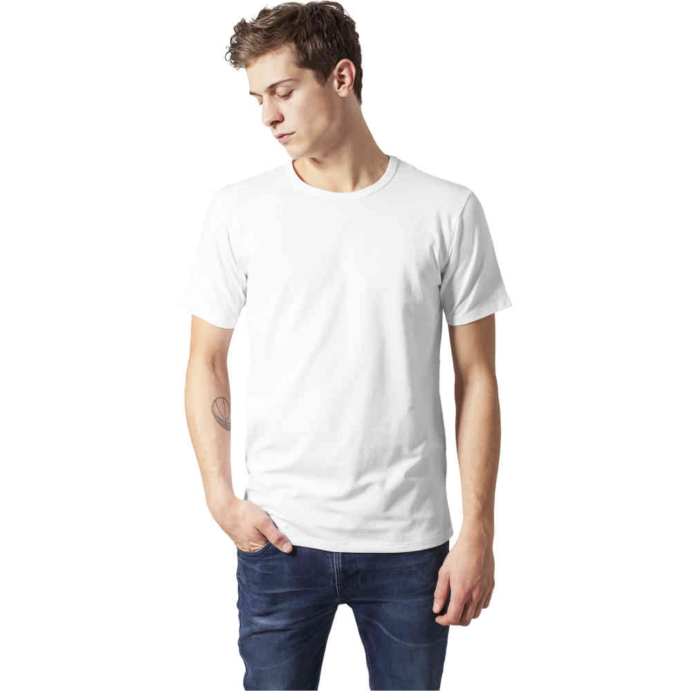 Urban Classics - Fitted Stretch Tshirt Homme - Blanc